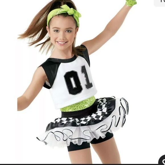 Weissman Dresses & Skirts - White Jazz Tap Clogging